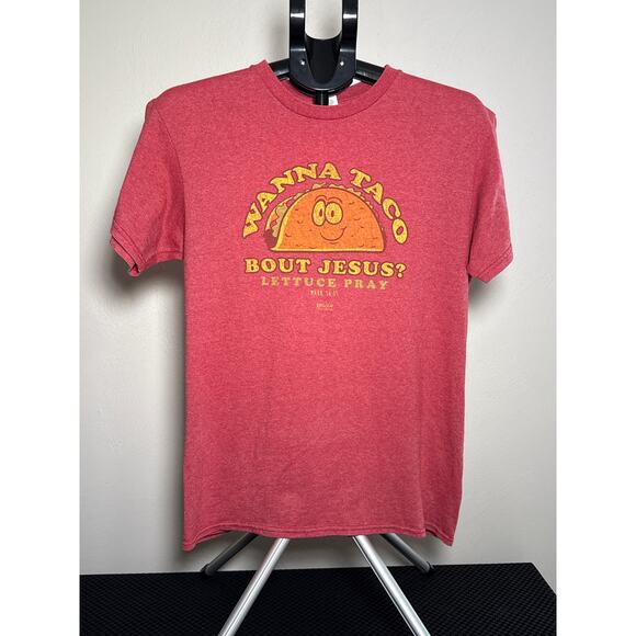 Delta Pro Weight Funny Jesus T-Shirt, Size Medium - Picture 1 of 4